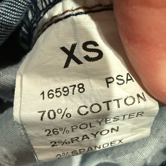 Flamingo Blue Distressed Ultra Flare Jeans XS | Medium Wash | Y2K Vintage Vibes - Picture 3 of 4